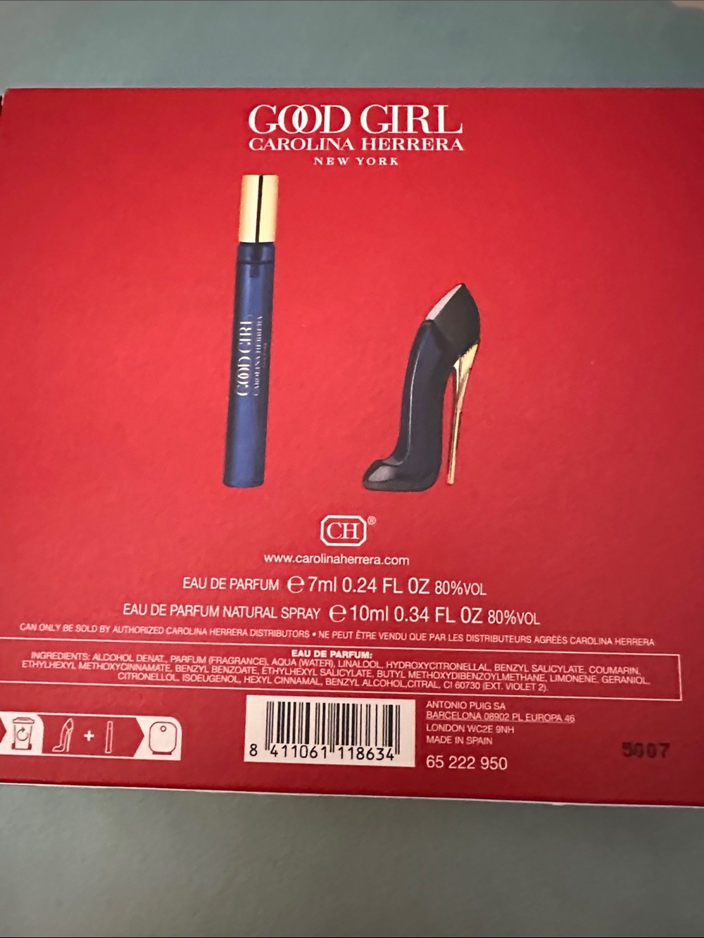 Carolina Herrera Good Girl Travel Gift Set,New!